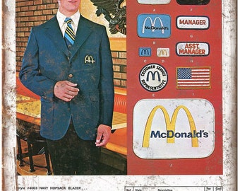 uniform mcdonalds items