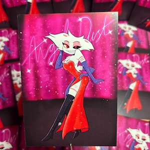 Hazbin Hotel - Cosplaying Angeldust A6 print