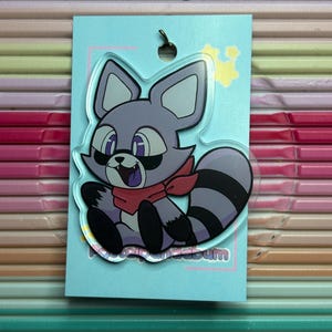 Indigo Park - Rambley the Raccoon acrylspeld