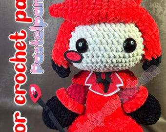 Hazbin Hotel Alastor crochet PATTERN PDF