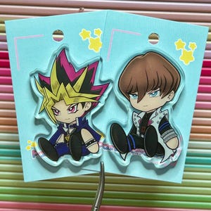 YGO - Yami Yugi & Seto Kaiba acrylic pins