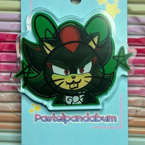 Sonic the hedgehog- Movie Shadow the Hedgehog Acrylic pin
