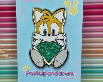 Sonic the Hedgehog- Tails Enamel Pin badge
