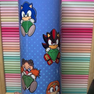 Sonic the hedgehog chibis - steel 20oz Tumbler