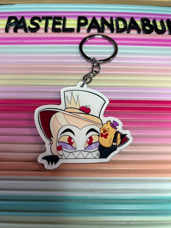 Hazbin Hotel Lucifer Peeper Keychain Canada