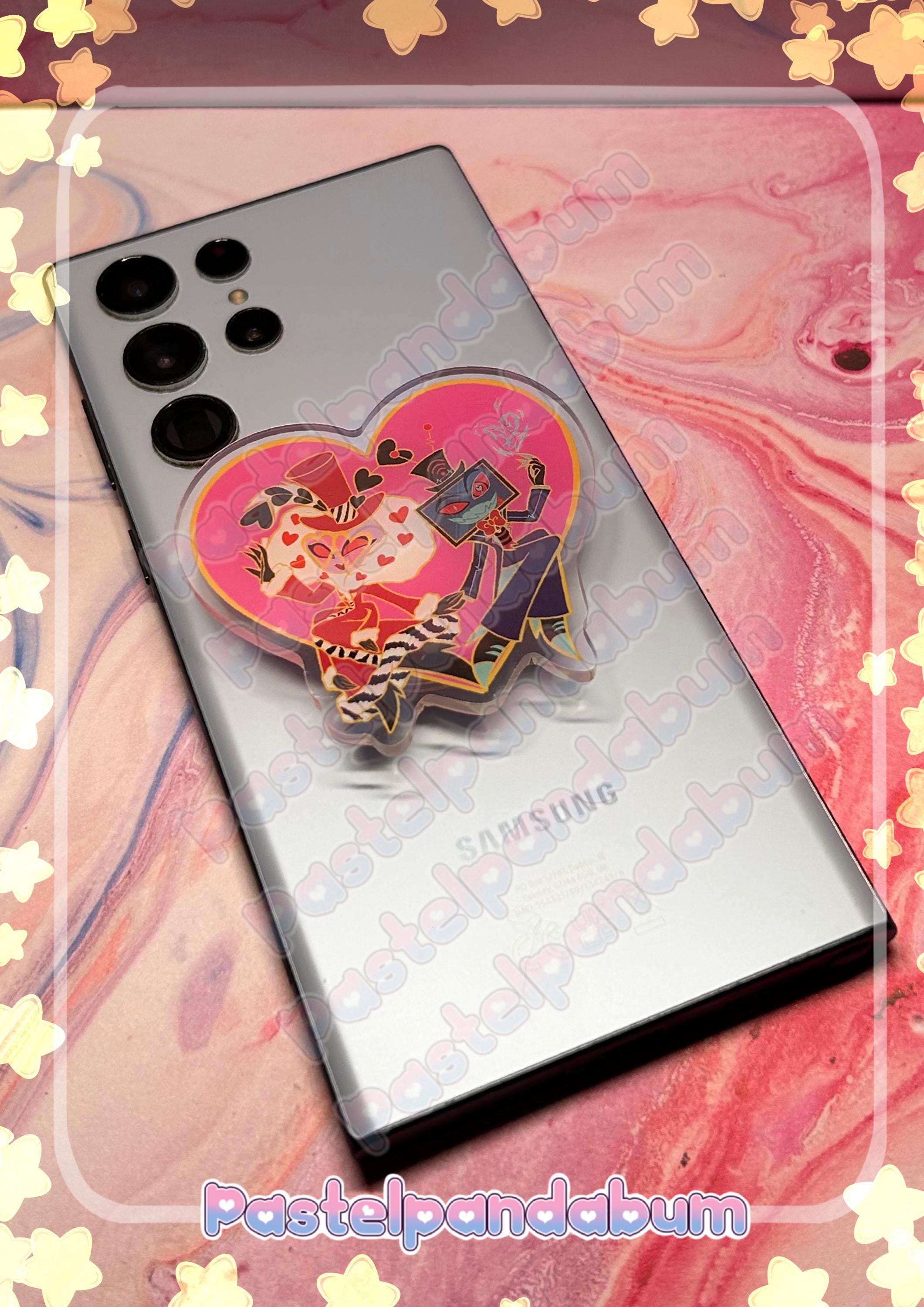 Hazbin Hotel - Staticmoth Heart - Acrylic Phone Grip - Etsy