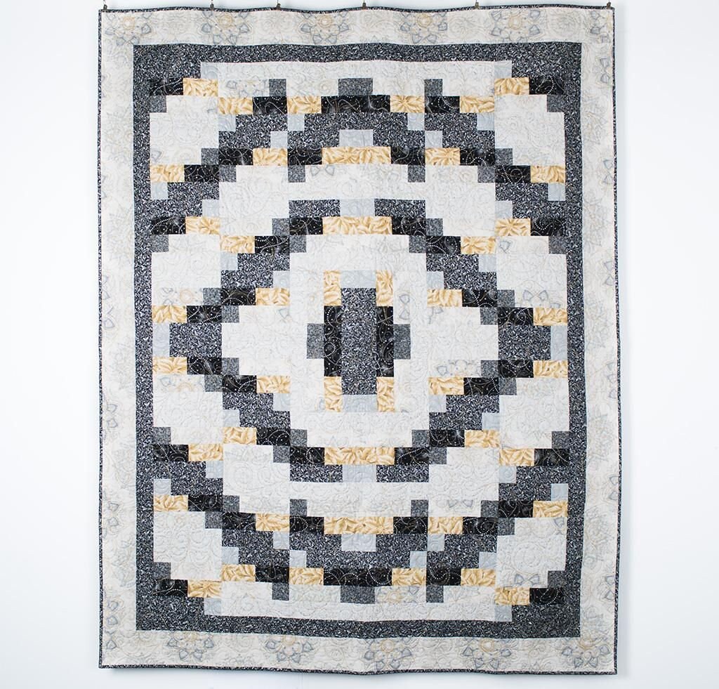 Winter's Grandeur twisted Quilt Kit by Kari Etsy