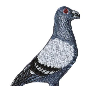 Aufnäher Applikation Patch - Vogel Friedenstaube Taube - Gr. ca. 8 x 5 cm - 00530