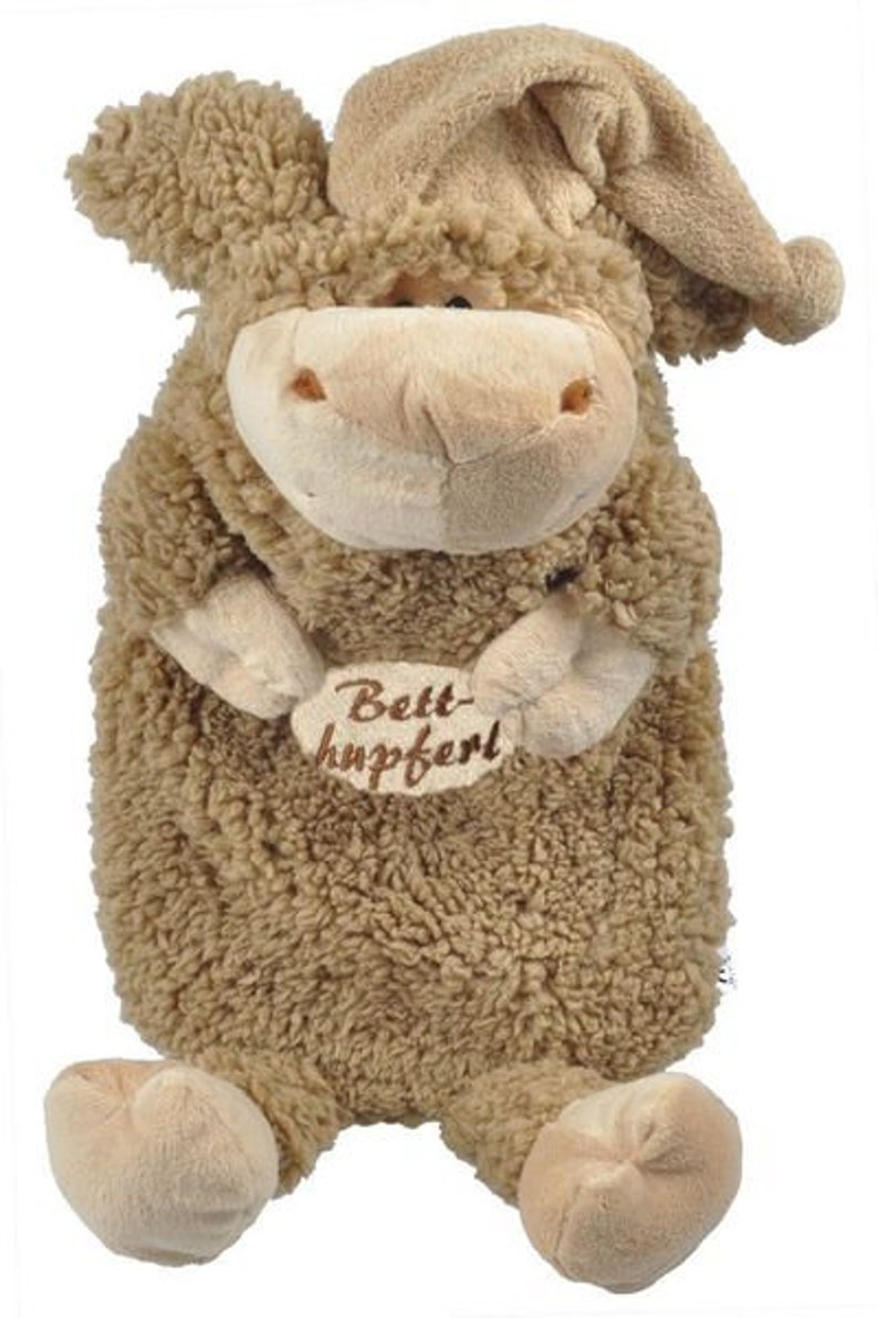 Hot-water bottle sheep with stick Bedtime candy new image 1