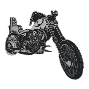 XXL Aufnäher Patch Appliktion - Bike CHOPPER MOTORRAD - Gr. ca. 25 x 30 cm - 08098