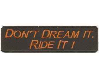 Patch biker - ne pas rêver - le monter 02995