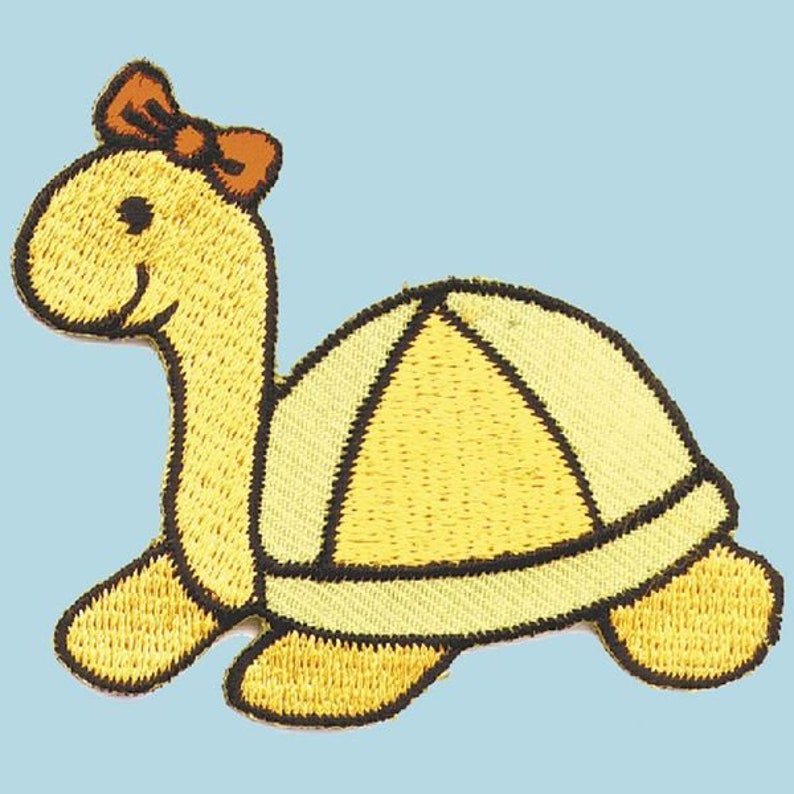 Children's patch logo turtle image 1