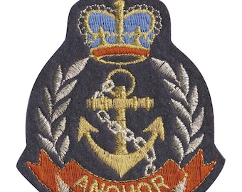 Aufnäher Applikation Patch  ANCHOR ANKER