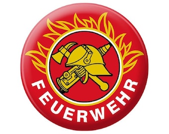 Anstecknadel Button Pin  FEUERWEHR  03831