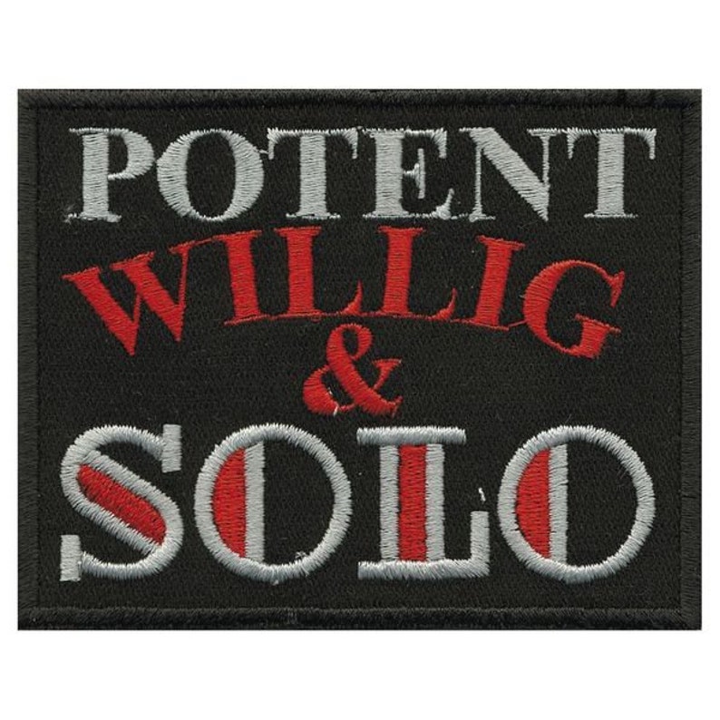 Aufnäher Patches POTENT WILLIG & SOLO 04429 Bild 1