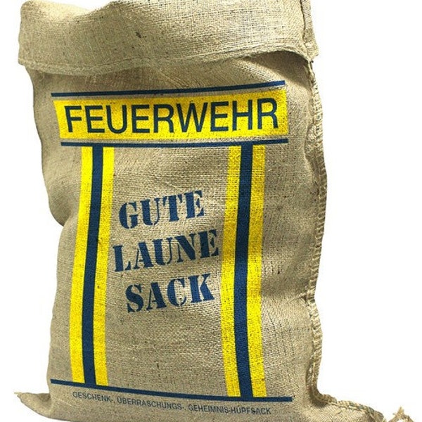 XXL Jutesack Sack  GUTE LAUNE  70511 Feuerwehr