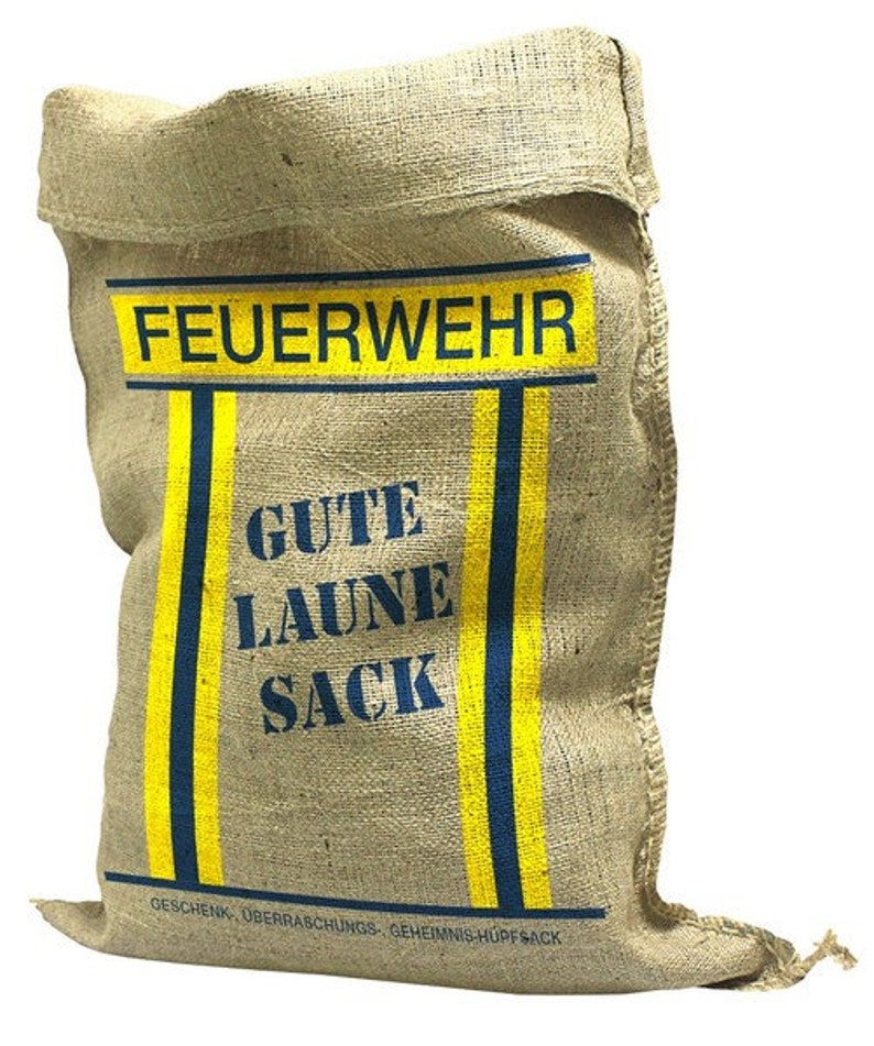 XXL Jutesack Sack GUTE LAUNE 70511 Feuerwehr Bild 1