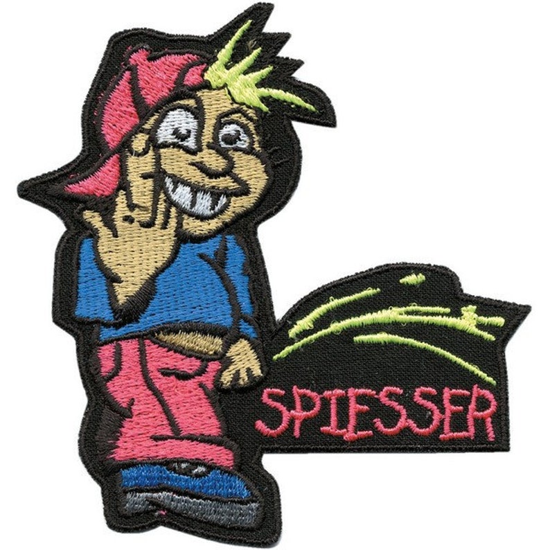 01961 Aufnäher Pinkelmännchen SPIESSER Bild 1