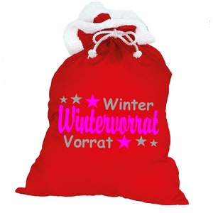 Nikolaussack Geschenkesack - Wintervorrat - Gr. ca. 94cm x 63cm