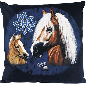 Cushion with horse motif Haflinger 09107