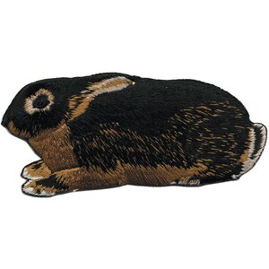 AUFNÄHER Patches Applikation - Hase Kaninchen - Gr. ca. 9 x 4 cm - 00961