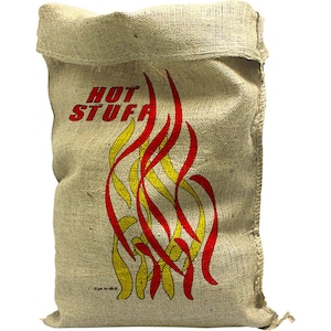 Jutesack mit Aufdruck - Feuerwehr Hot Stuff - 70514 Gr. ca. 75cm x 55cm