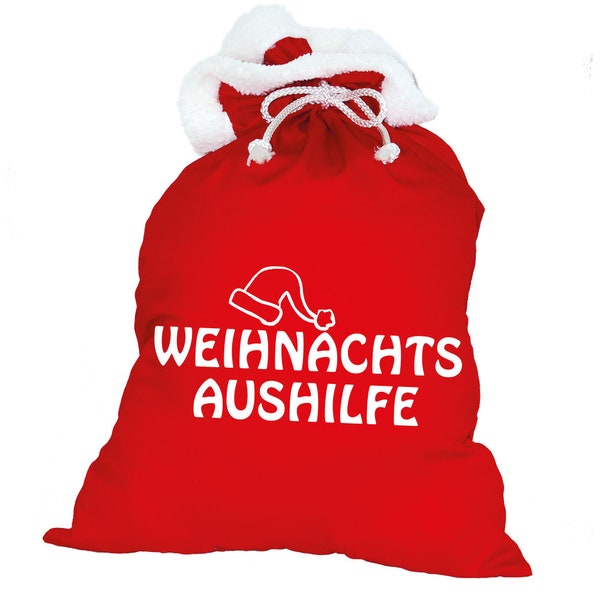 Nikolaussack Geschenkesack - Weihnachtsaushilfe - Gr. ca. 94cm x 63cm