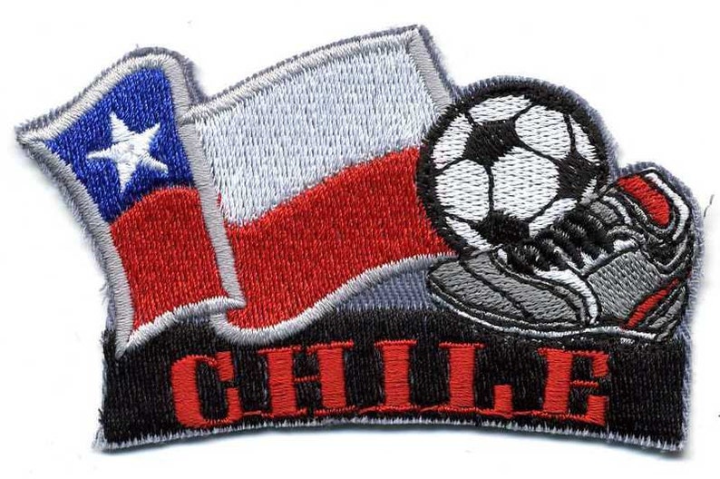 Aufnäher Fußball CHILE Flagge NEU 77937 Bild 1