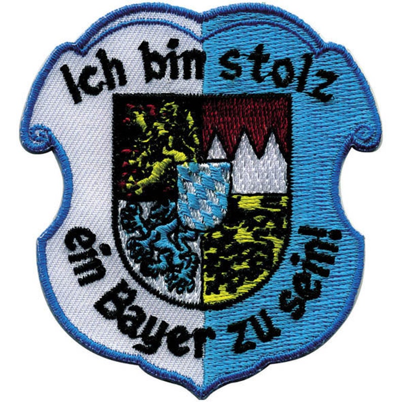 Aufnäher Ich bin stolz ein Bayer zu sein 04363 Bild 1