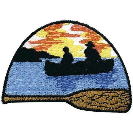 Patchs application stick emblème 8 x 6 cm cowboy coucher de soleil kayak 00334 Patchs application stick emblème 8 x 6 cm cowboy coucher de soleil kayak 00334