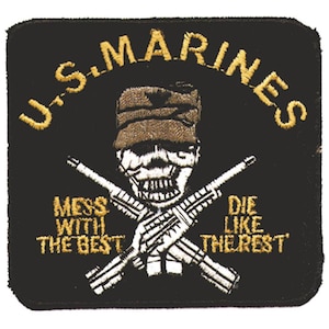 Aufnäher  MILITARY - U.S. MARINES - Gr. ca. 9x6,5cm - 03093