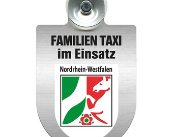 Safety shield windshield - FAMILY TAXI in use - Customizable - 309722