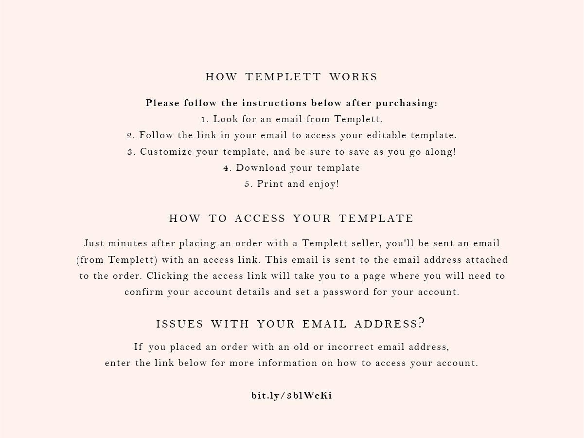 Editable Template Instant Download Flow Script His and Hers Wedding Vow ...