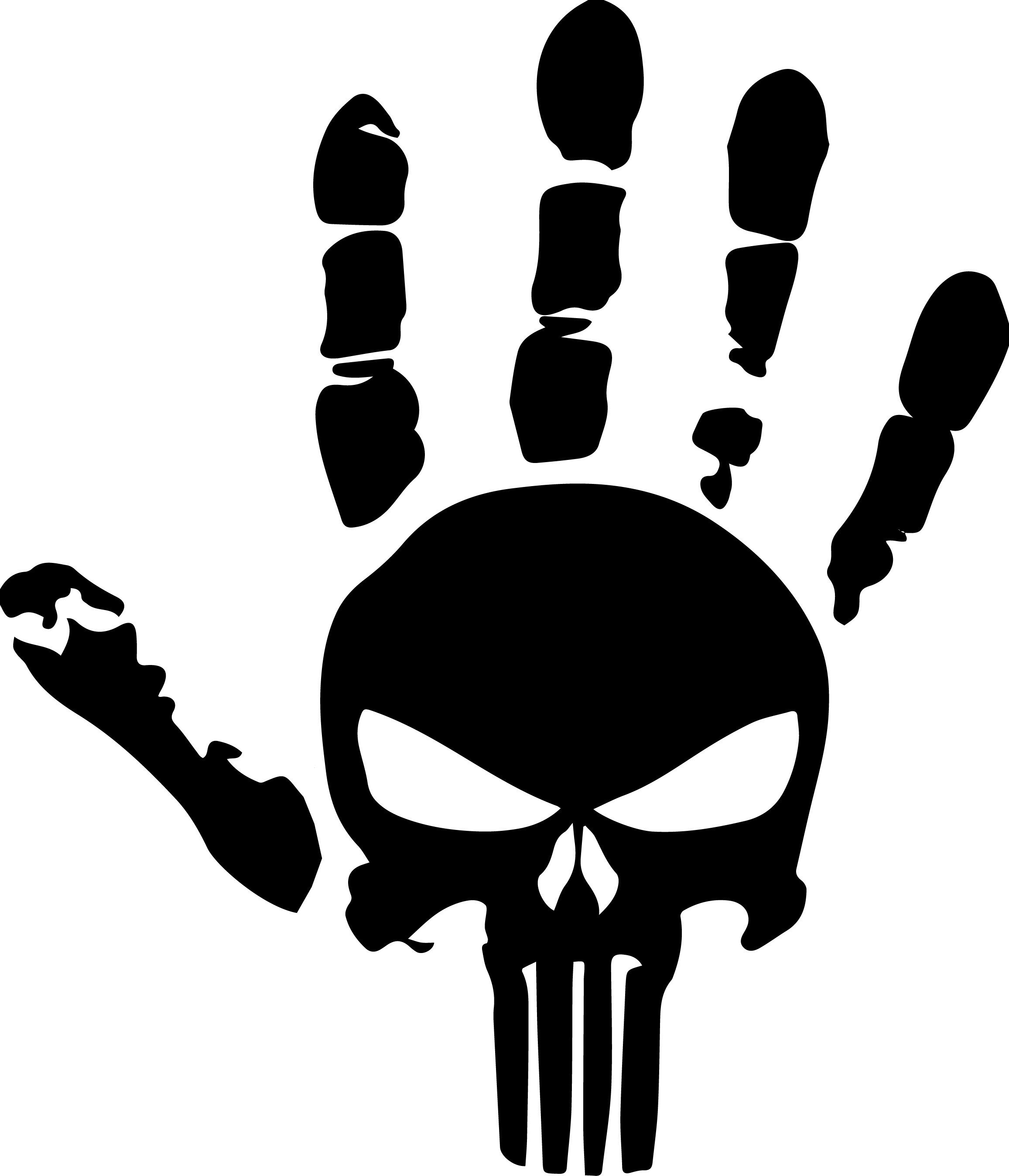 Download Jeep wave Punisher skull Decal Jeep Wrangler Unlimited | Etsy