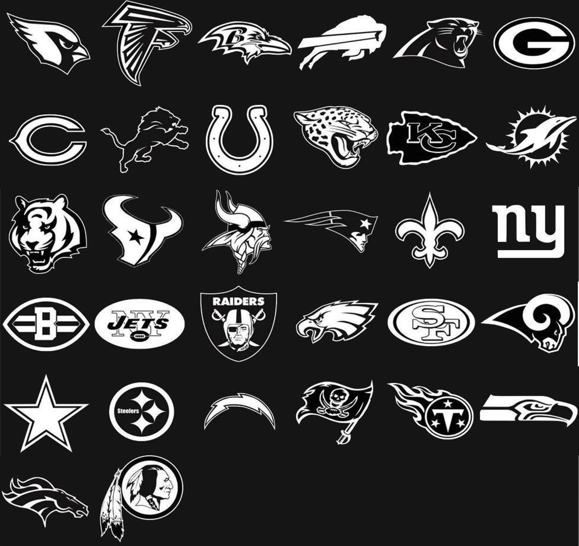 NFL Team Logo Vinyl Decal Laptop Car Window Sticker Patriots Etsy