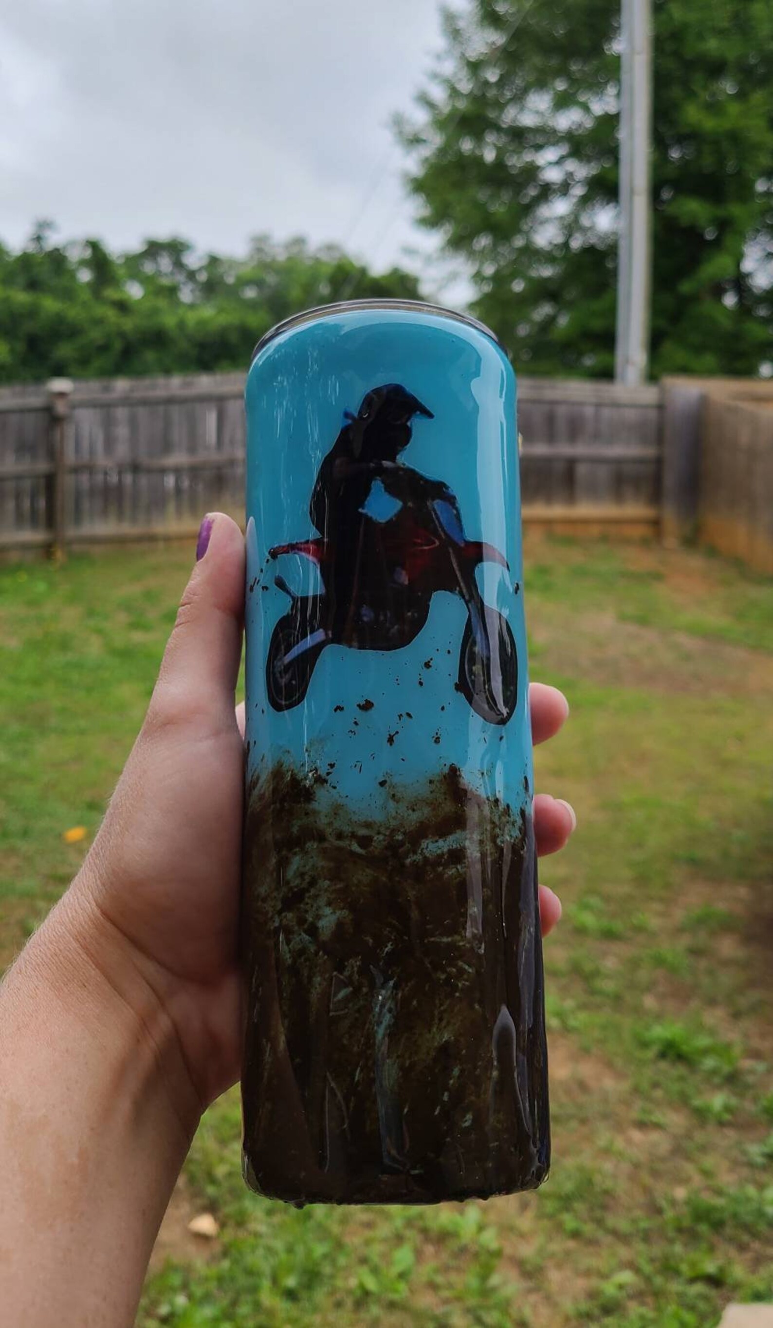 Dirt Bike Tumbler Bike Lover Tumbler Boy Tumbler Man Etsy