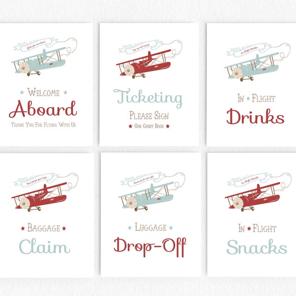 Airplane Baby Shower - Etsy
