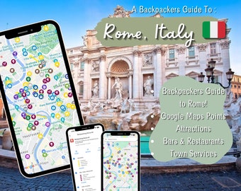 Rome, Italy Google Map Guide For Backpackers