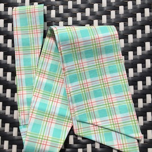 Spring Plaid Stock Tie