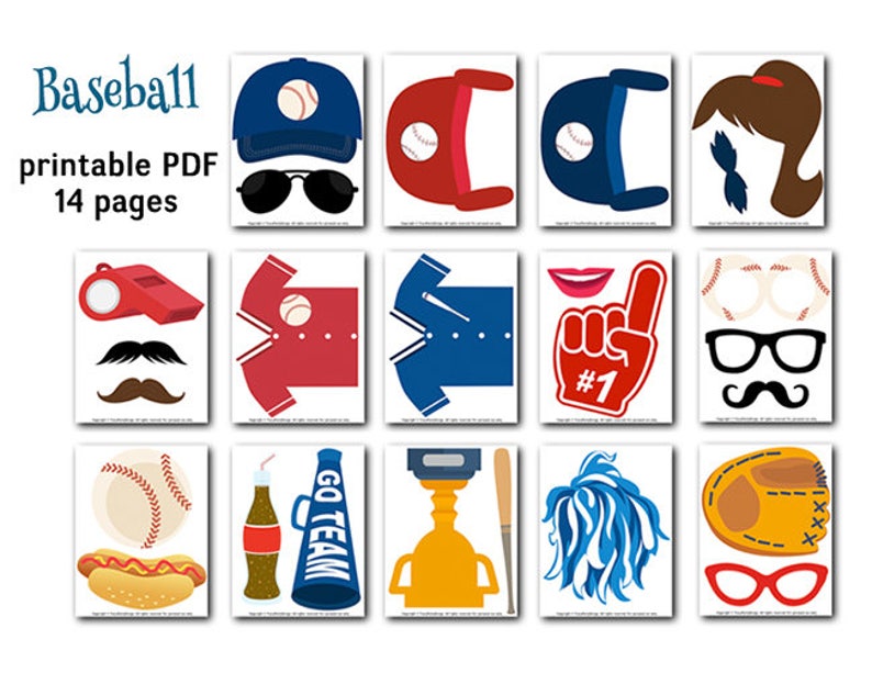 Printable Baseball Photo Booth Props Baseball Night Party Etsy printable-baseball-photo-booth-props-baseball-night-party-etsy