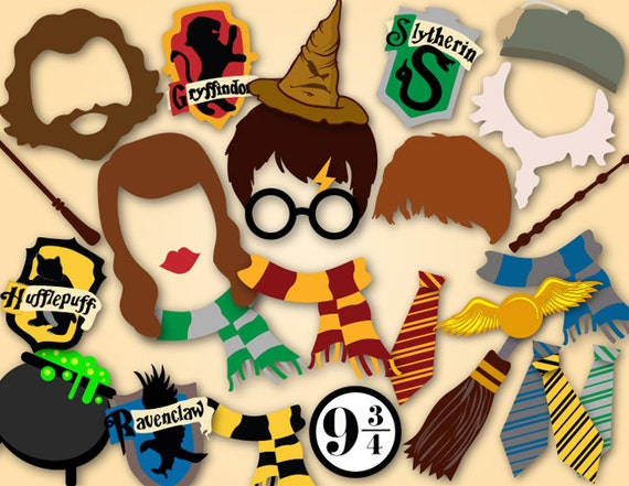 Printable Harry Potter Photo Booth Props Harry Potter | Etsy