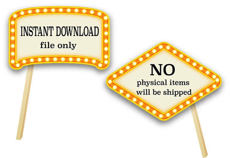 Printable Halloween Photo Booth Props Horror Movie Photo Etsy