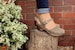 Swedish Clogs Low Wood Taupe Oiled Nubuck Leather by Lotta from Stockholm / Wooden / Sandals / Low Heel / Mary Jane / lottafromstockholm 