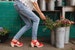 Swedish Clogs Highwood T-Bar Red Leather by Lotta from Stockholm / Wooden Clogs / High Heel / Mary Jane Shoes / Sweden / lottafromstockholm 