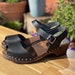 see more listings in the Low Heel Peep Toe Clogs section