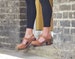 Swedish Clogs Highwood T-Bar Brown Oiled Nubuck Leather Lotta from Stockholm / Wooden / High Heel / Mary Jane Shoes / lottafromstockholm 