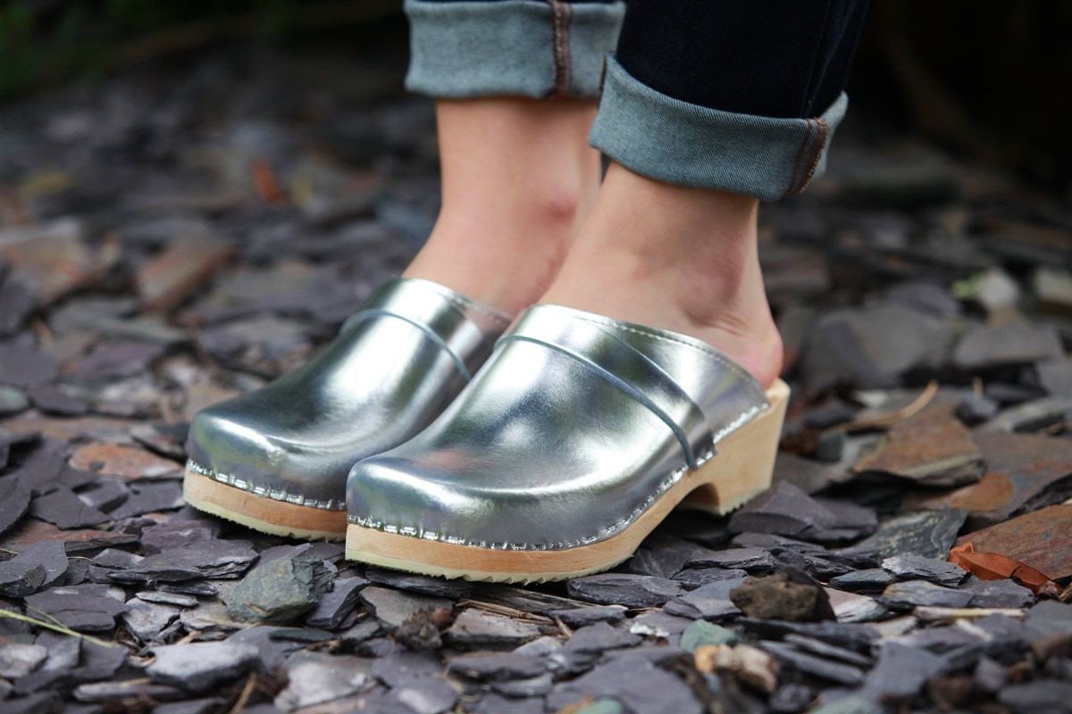Fur clogs shop women's shoes