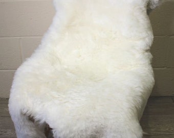 Sheepskin Rug Area Rug White Shorn Icelandic Sheepskin Rug Medium Sheepskin Throw Chair Sofa Cover Scandinavian Hygge