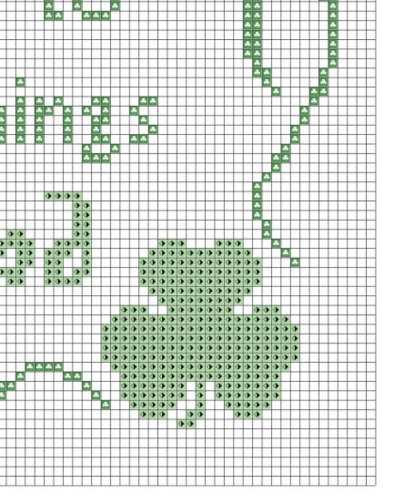 Irish Proverb Cross Stitch Pattern St. Patrick's Cross | Etsy