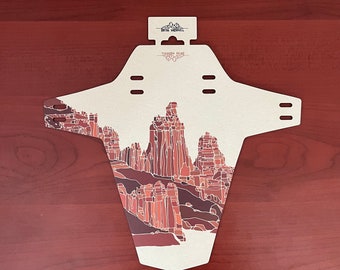Desert Dreaming - mountain bike fender mud guard mtb trail